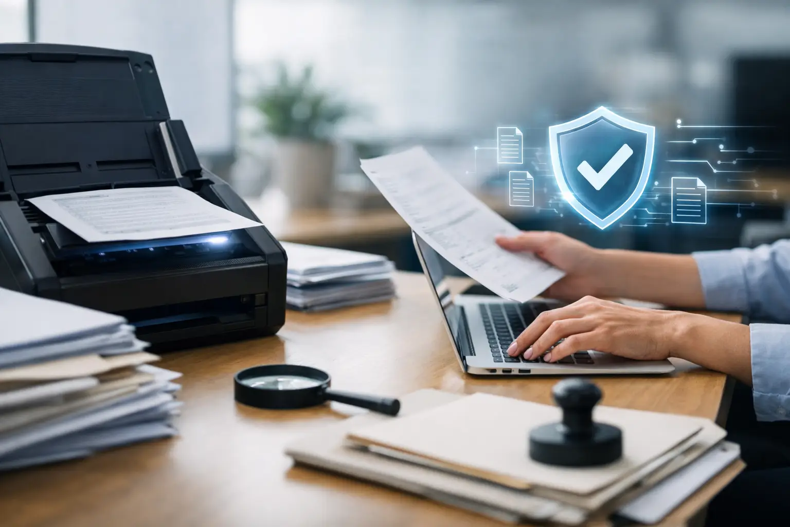 Digitalização certificada de documentos