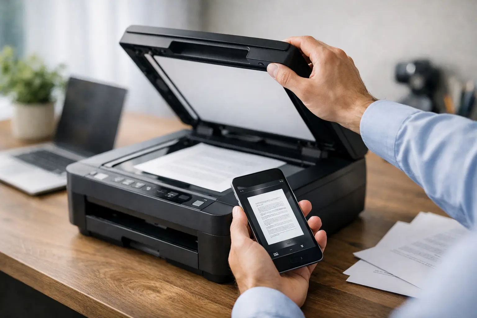 Como digitalizar documentos em qualquer impressora