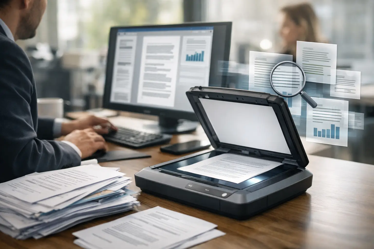 OCR para documentos corporativos na prática