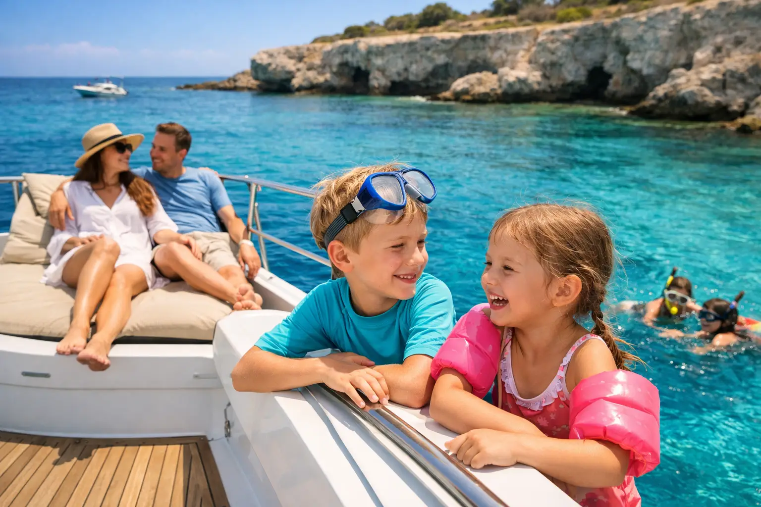Best Family Cruise Activities in Cyprus for Kids | stgeorgiosboat.com