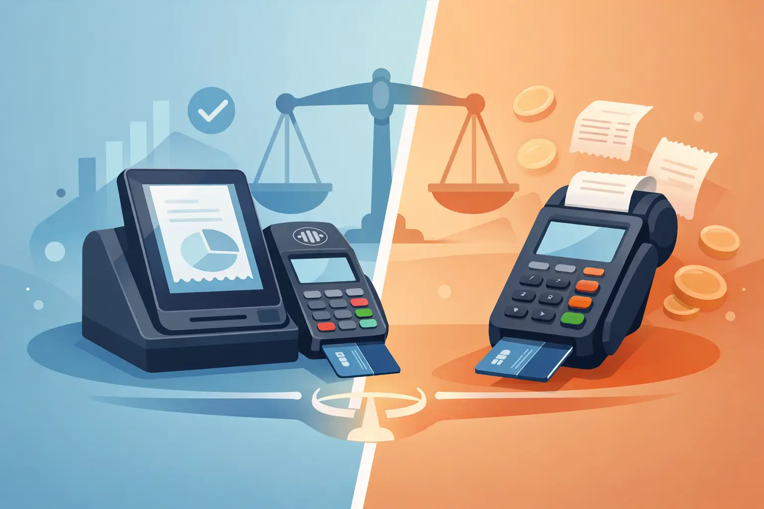 TEF integrado versus máquina avulsa: qual rende?