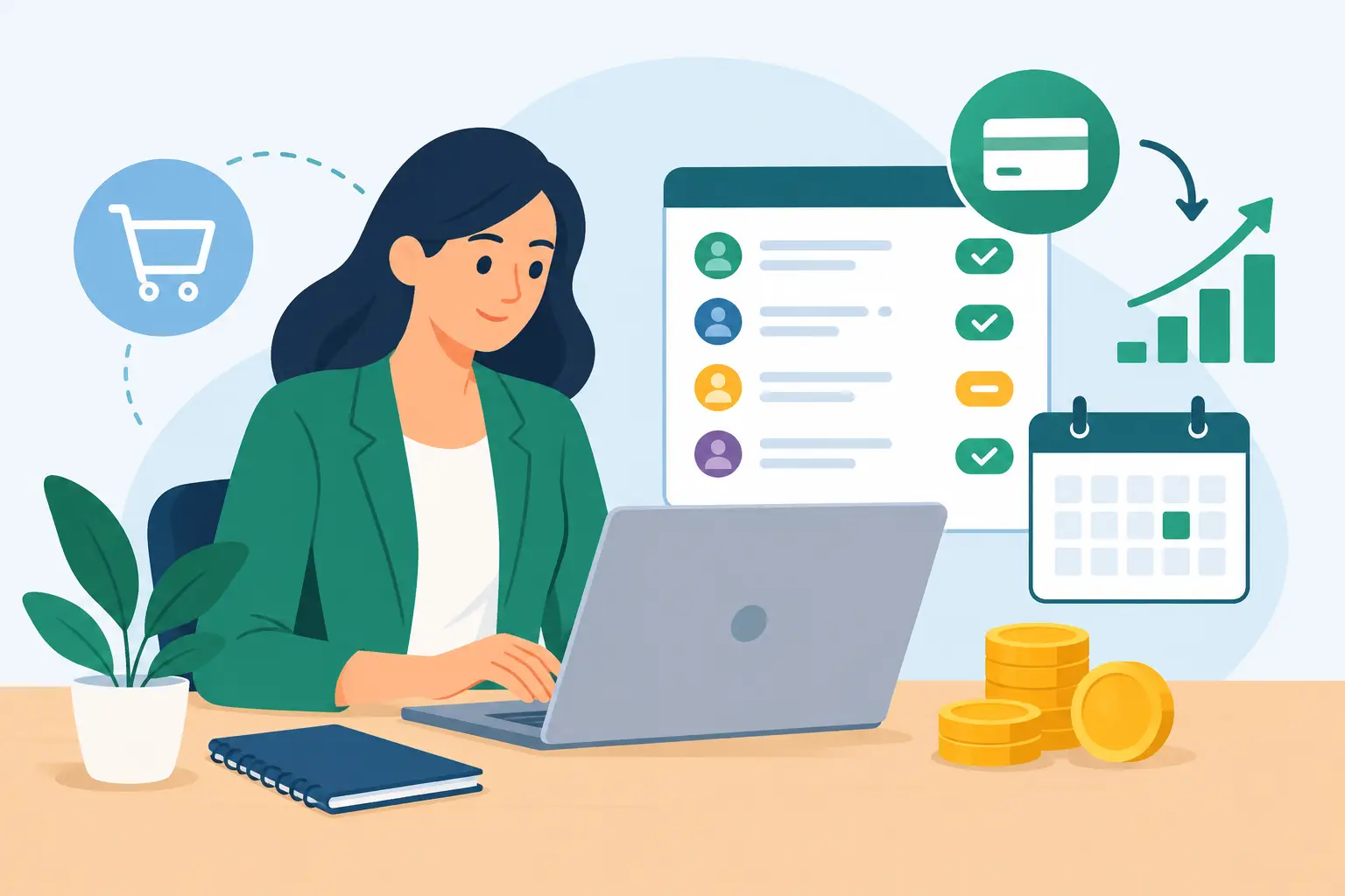 Guia de contas a receber para vender com controle