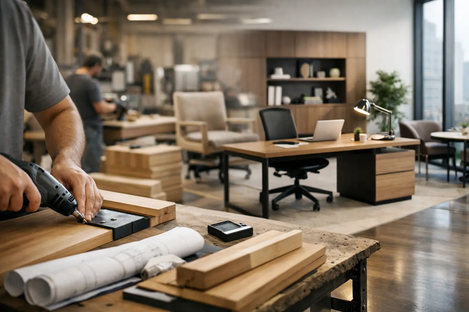 Ofis mebeli istehsalı necə olur?