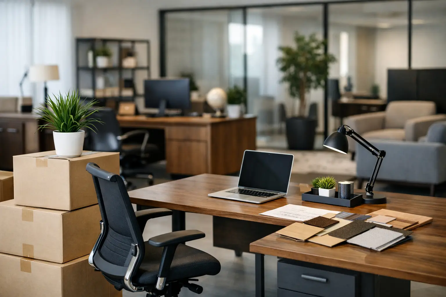 Yeni ofis açılışı üçün mebel seçimi