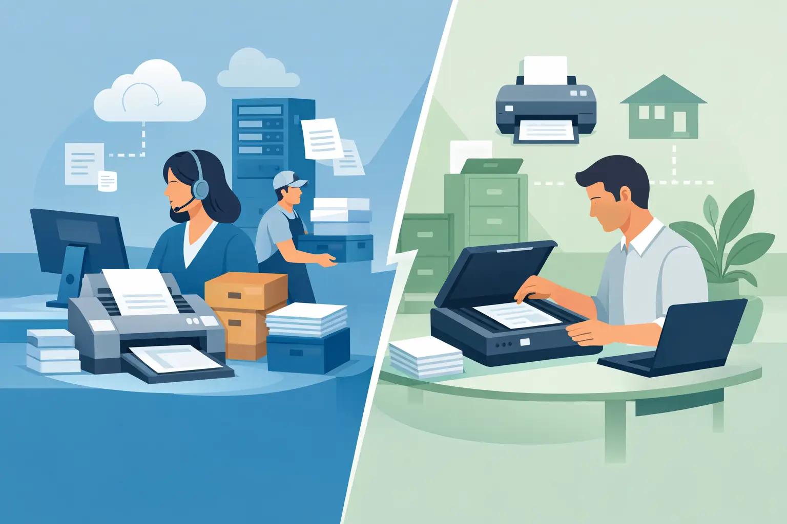 Scanning Service vs Office Scanner Compared