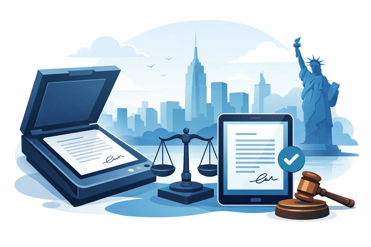 Can Scanned Documents Be Legal in New York?