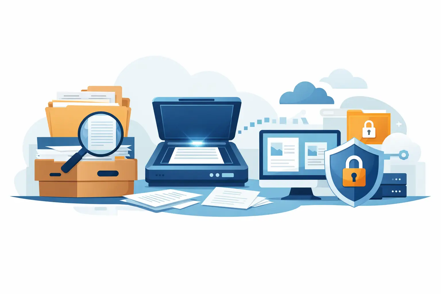 How to Scan Paper Archives and Keep Them Secure