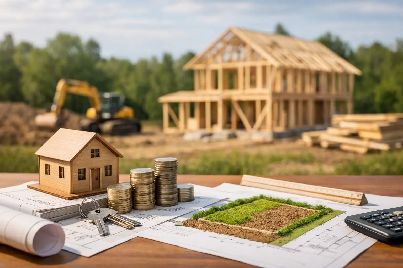 Can Land Equity Cover a Down Payment on Construction?
