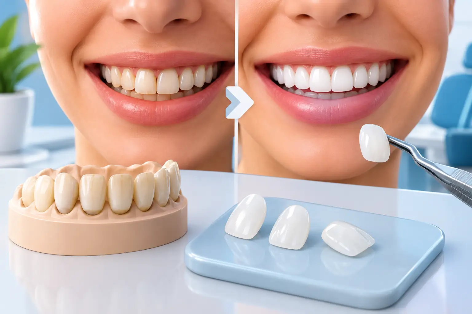 Antes e Depois de Facetas Dentais na Prática