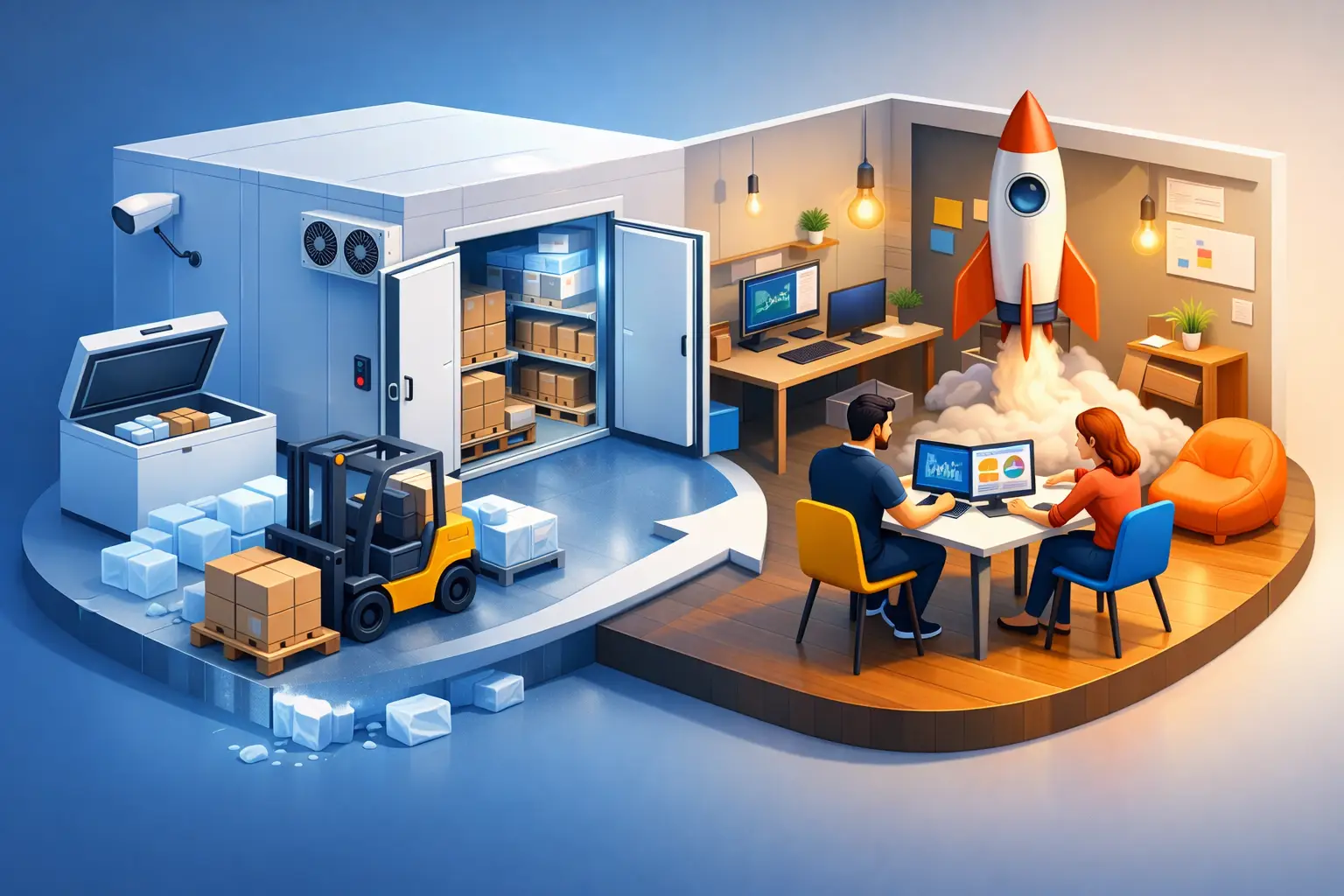 Freezer Expansion Example: Capacity to Startup