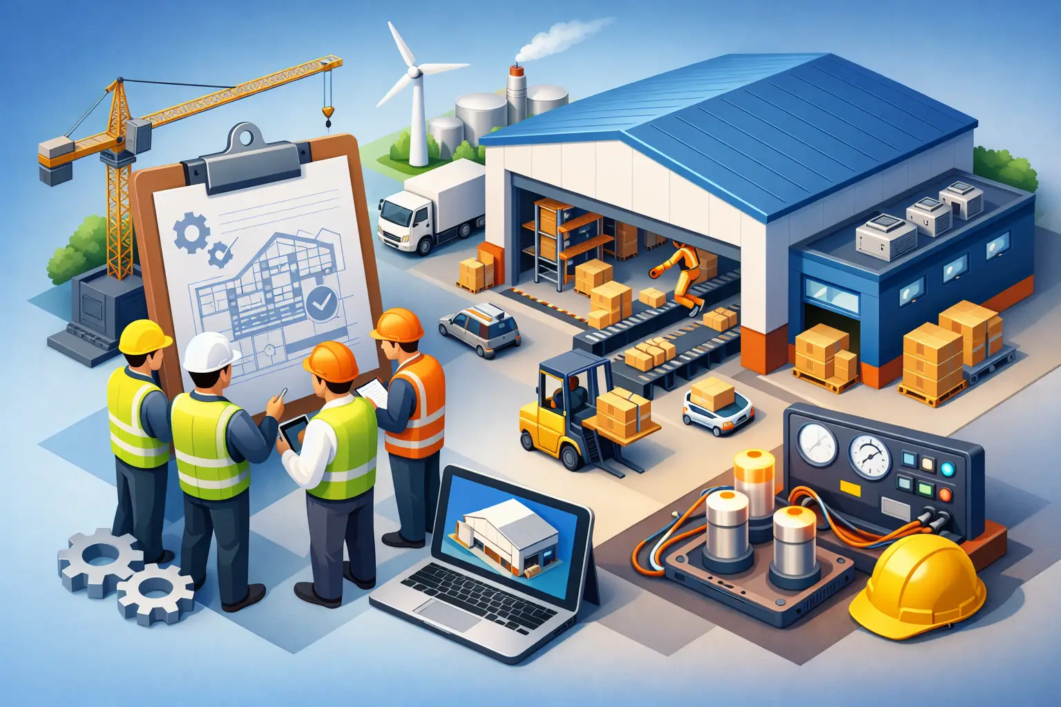 Industrial Project Commissioning Guide for Warehouses