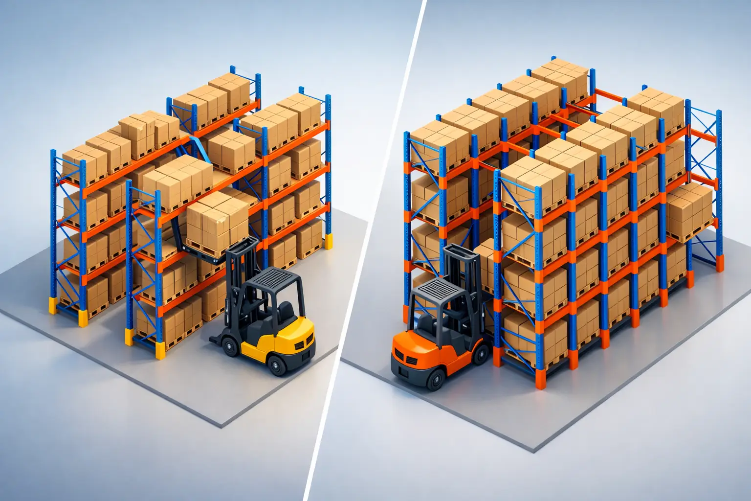 Selective Versus Drive In Racking Compared
