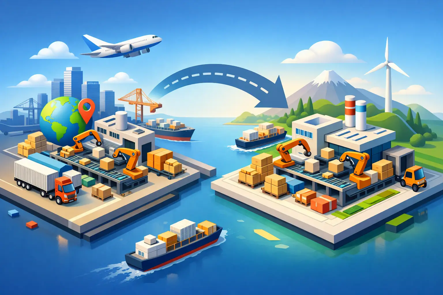 Manufacturing Relocation Example That Protects Output