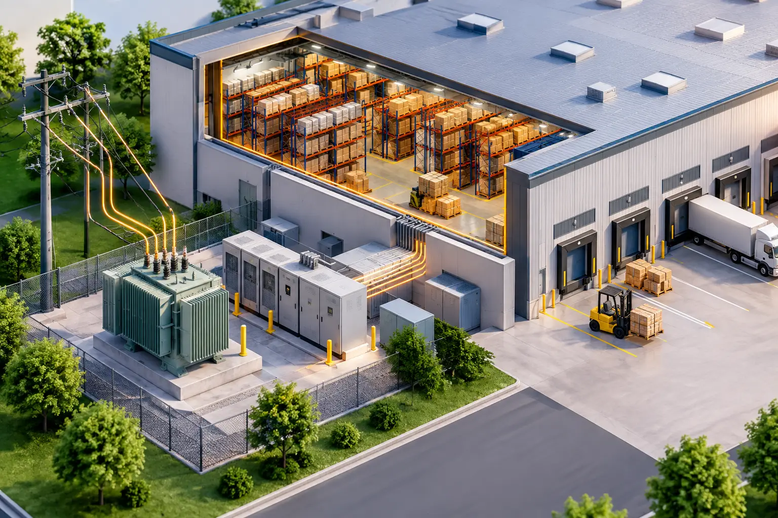 Industrial Electrical Capacity for Warehouse Growth