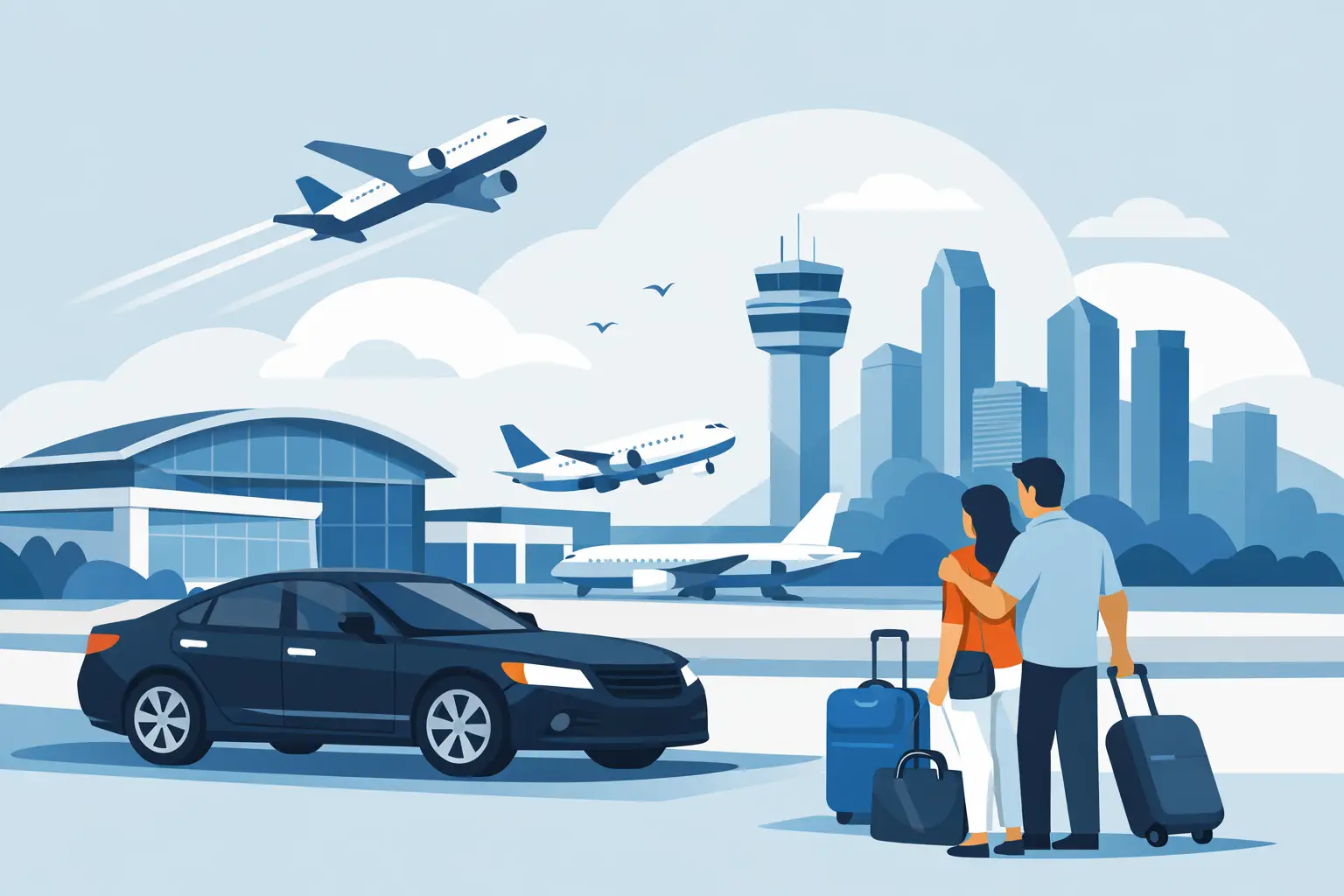 Flat Rate Airport Transfer for Houston Travel