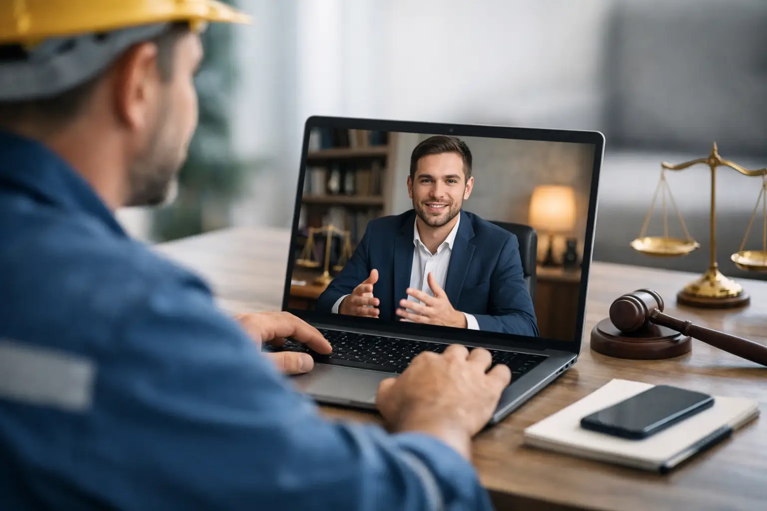 Atendimento jurídico online imediato ao trabalhador