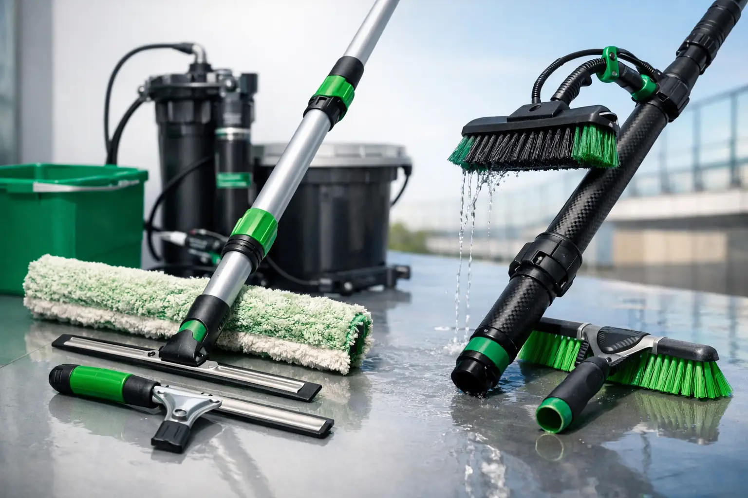 Unger aluminio o carbono: qué elegir Limpieza Cristales