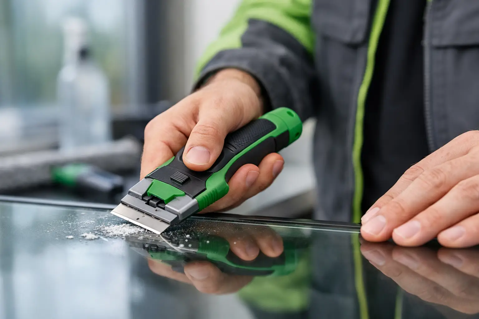 Cómo usar un rascador de seguridad bien Limpieza Cristales