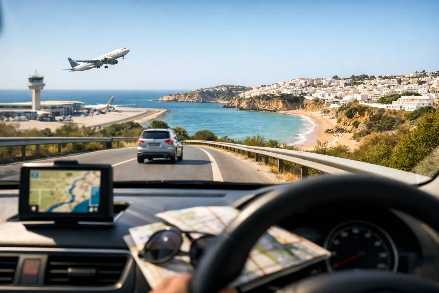 How Far Is Albufeira From Faro Airport by Road?