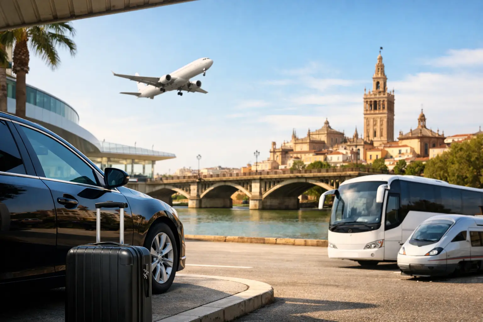 Faro Airport Transfer to Seville Options