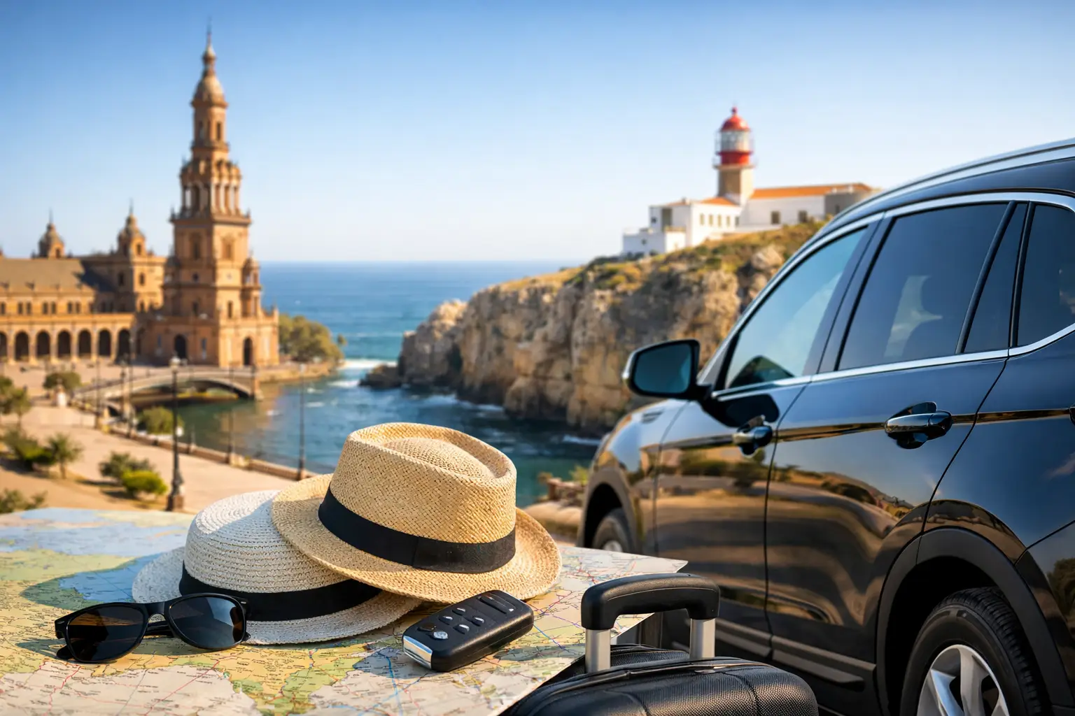 Seville to Portugal Private Transfer Options
