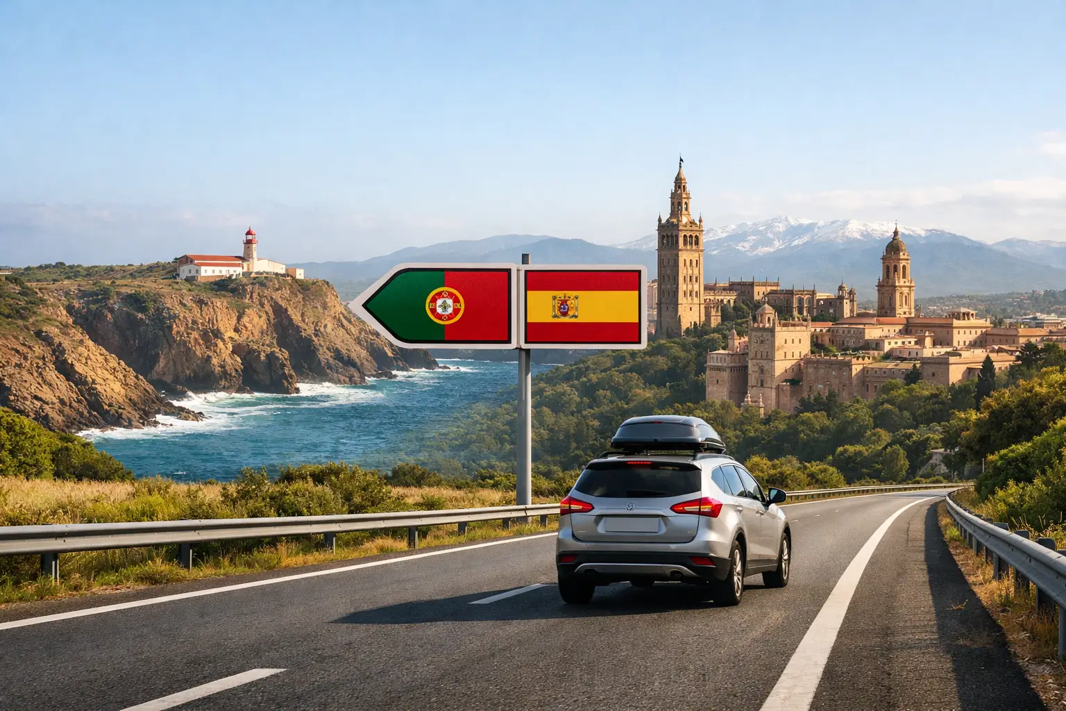 Portugal to Seville, Granada or Málaga by Road