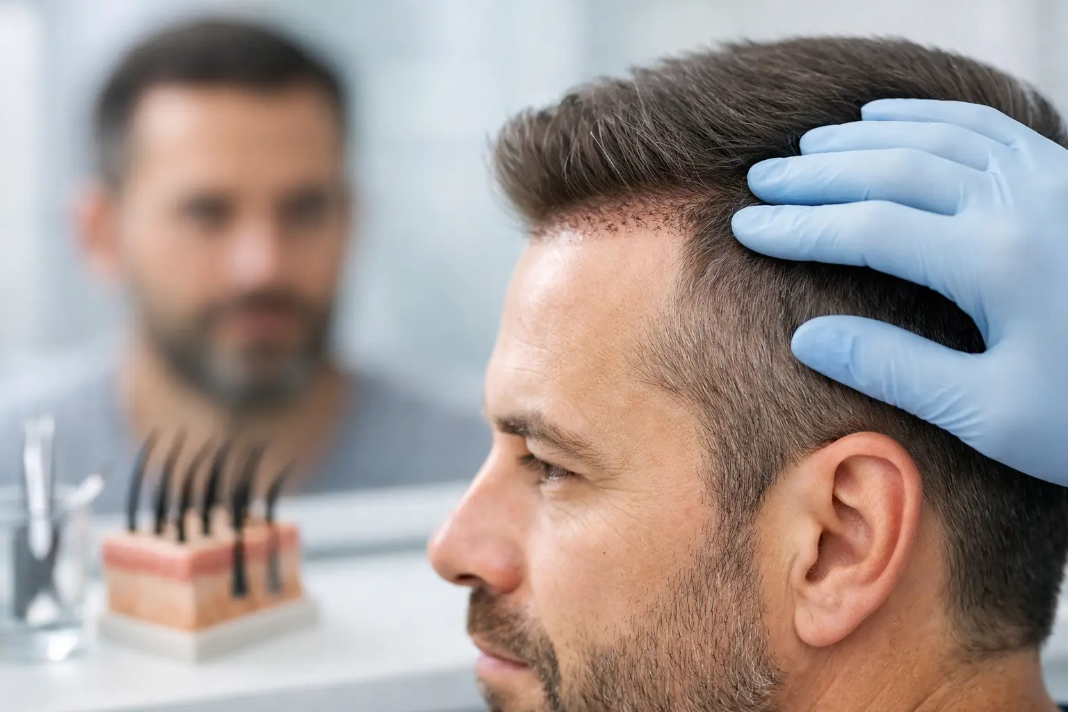 Quanto tempo cresce cabelo transplantado?