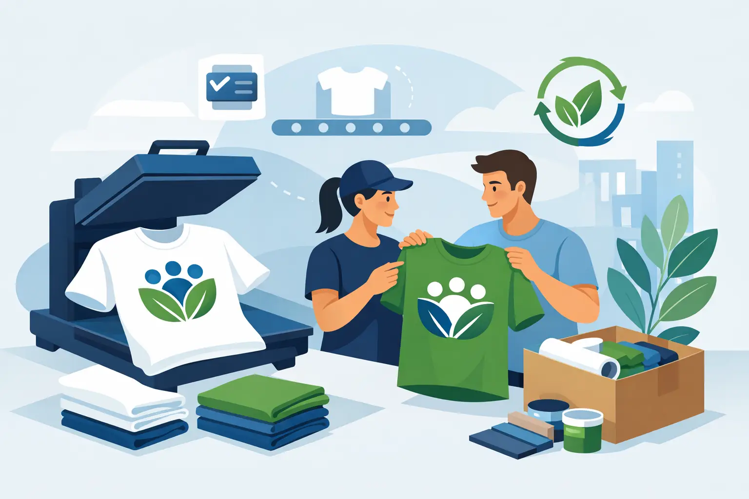 Flocage t-shirt association réussi et durable
