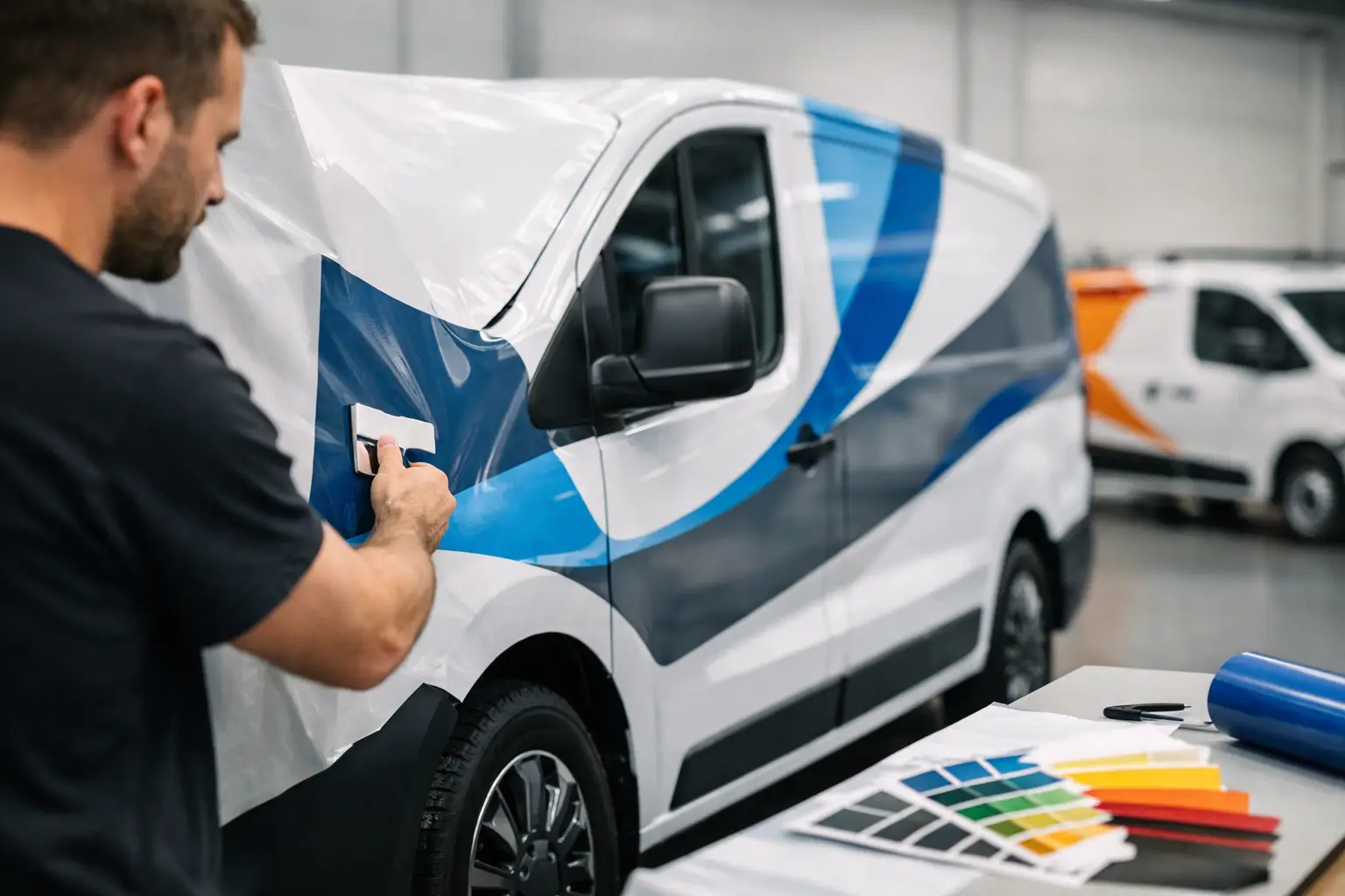Guide des autocollants pour véhicule professionnel