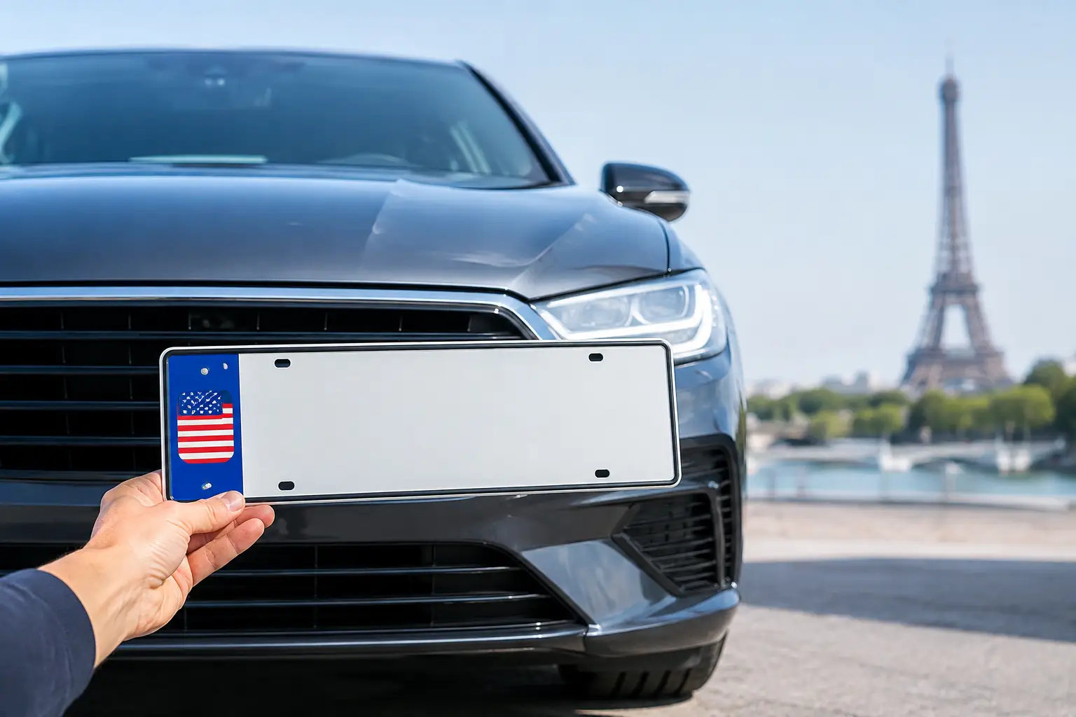 Une plaque américaine est-elle légale en France ?