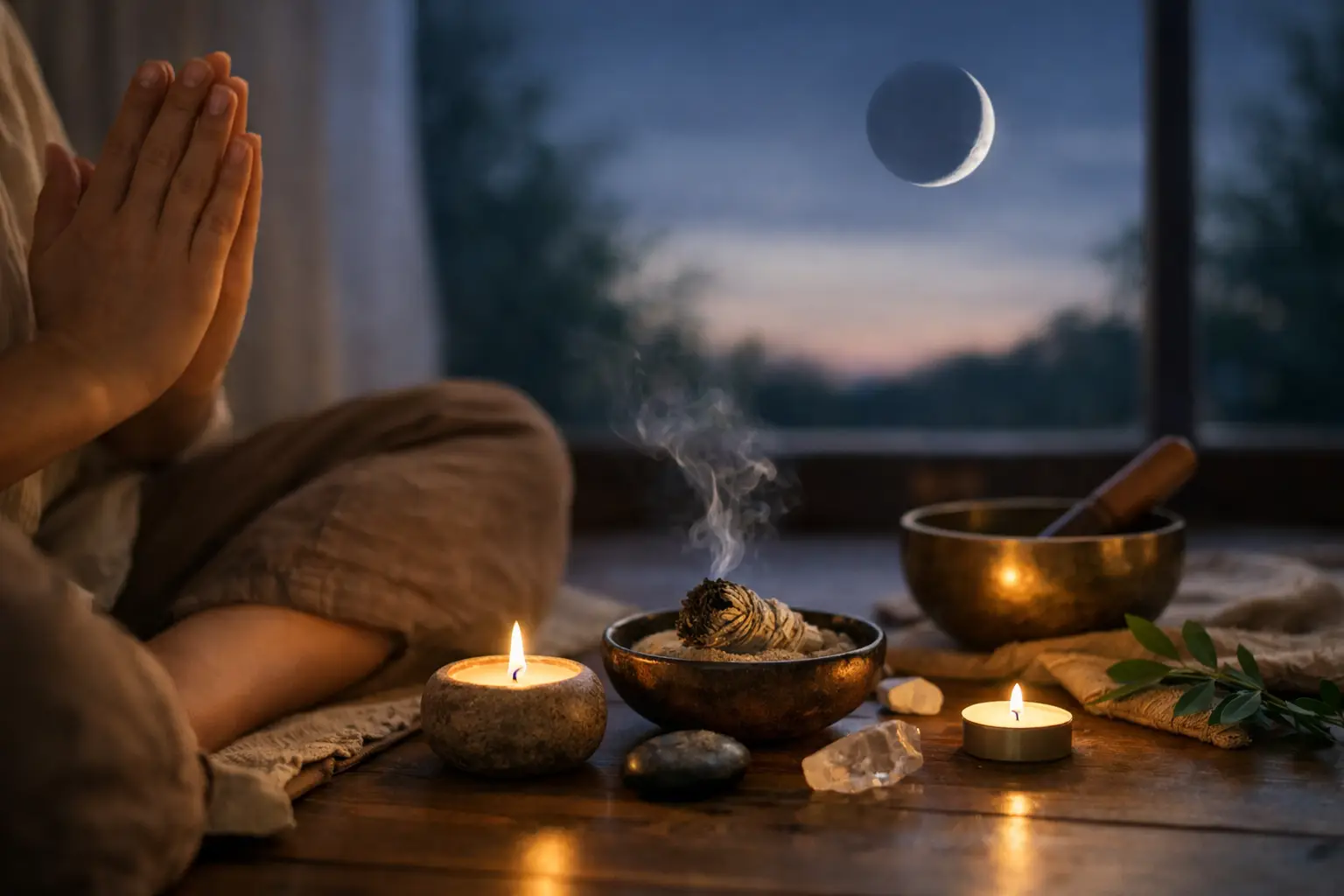 New Moon Intention-Setting Ritual for Grounded Growth