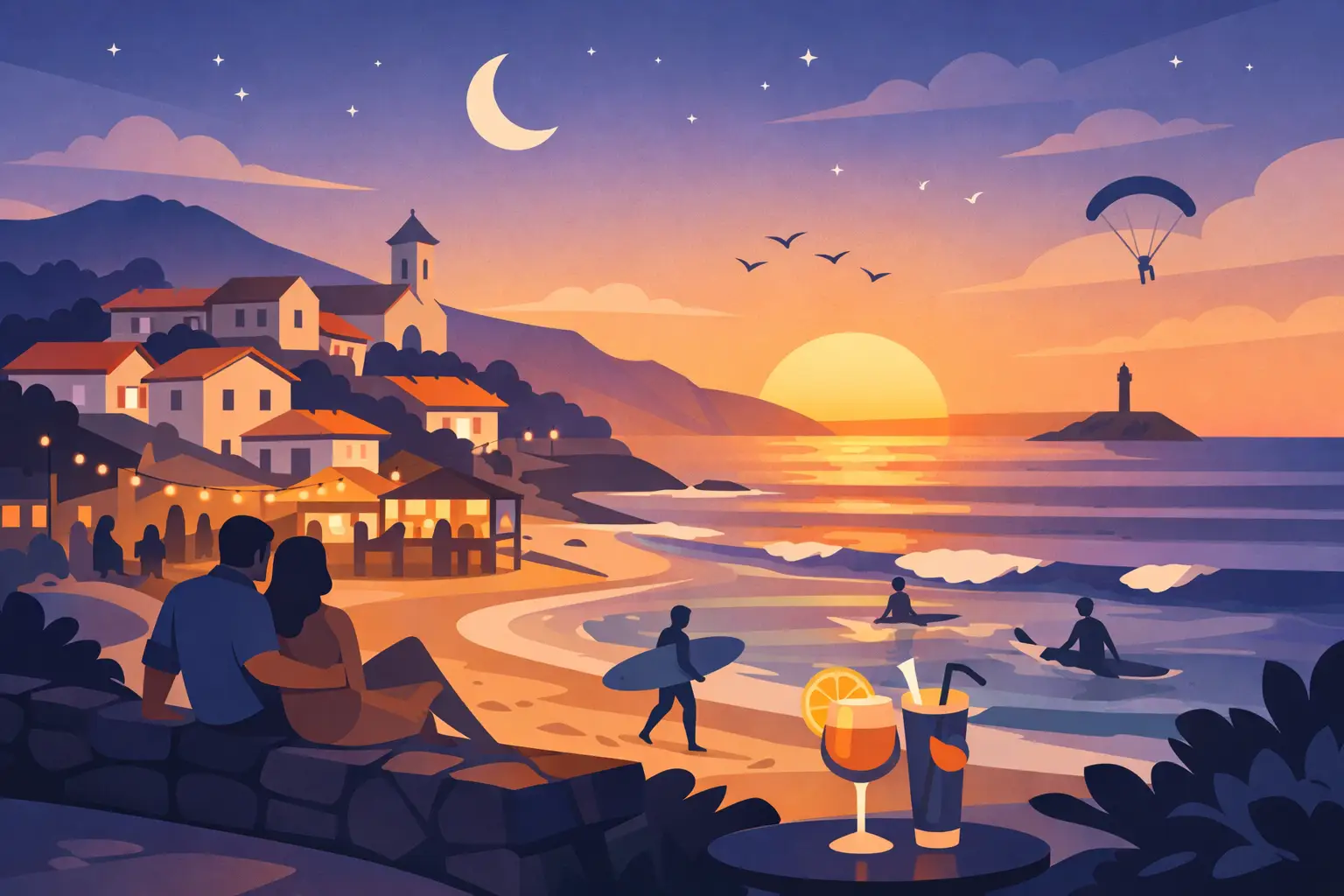 Que faire à Bidart le soir ? 6 idées d’été