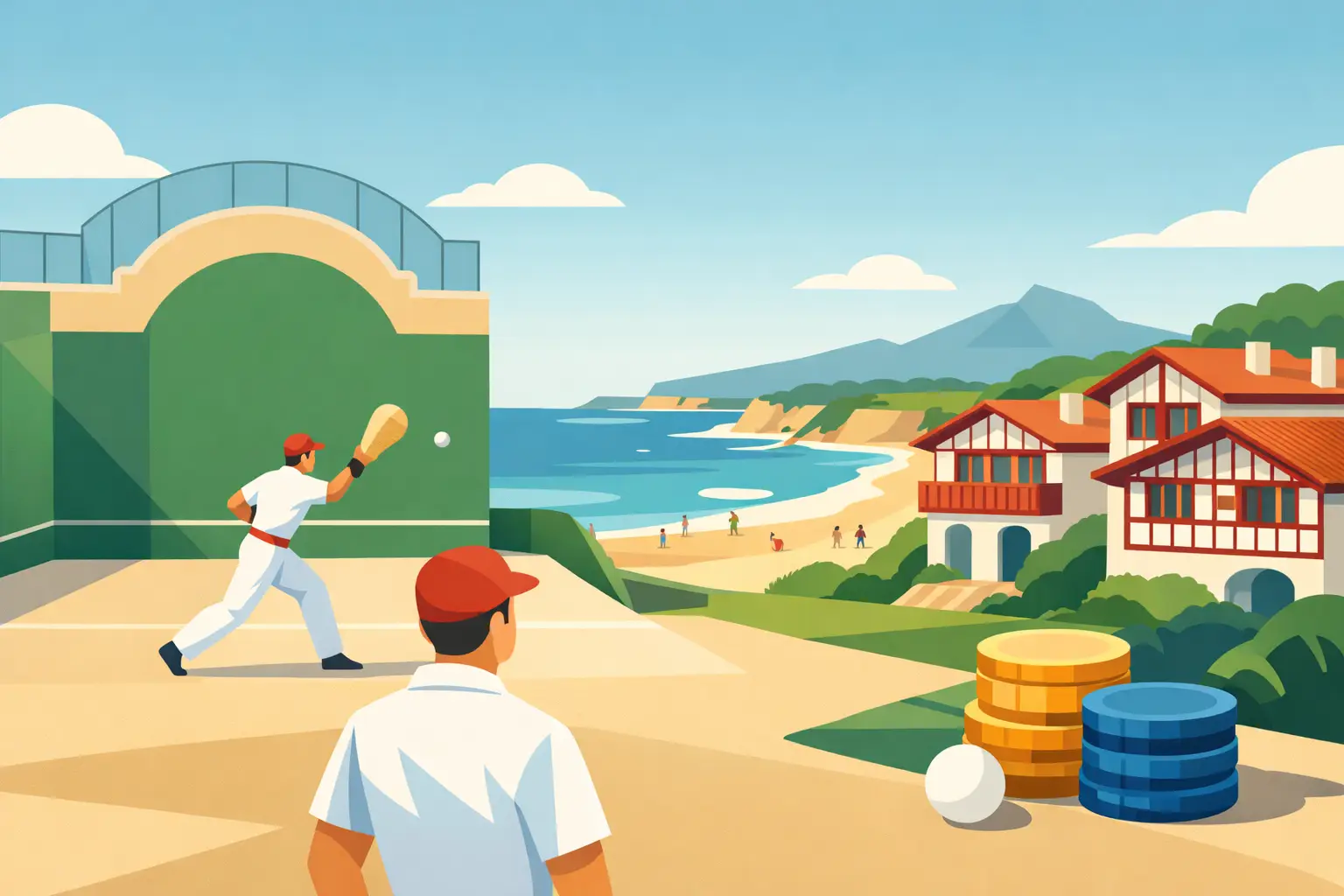 Prix place pelote basque à Bidart dès 4 €