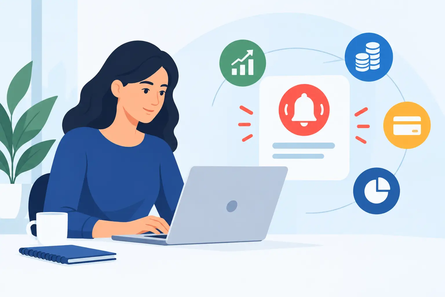 Imagem de destaque: Software de alertas financeiros para agir melhor