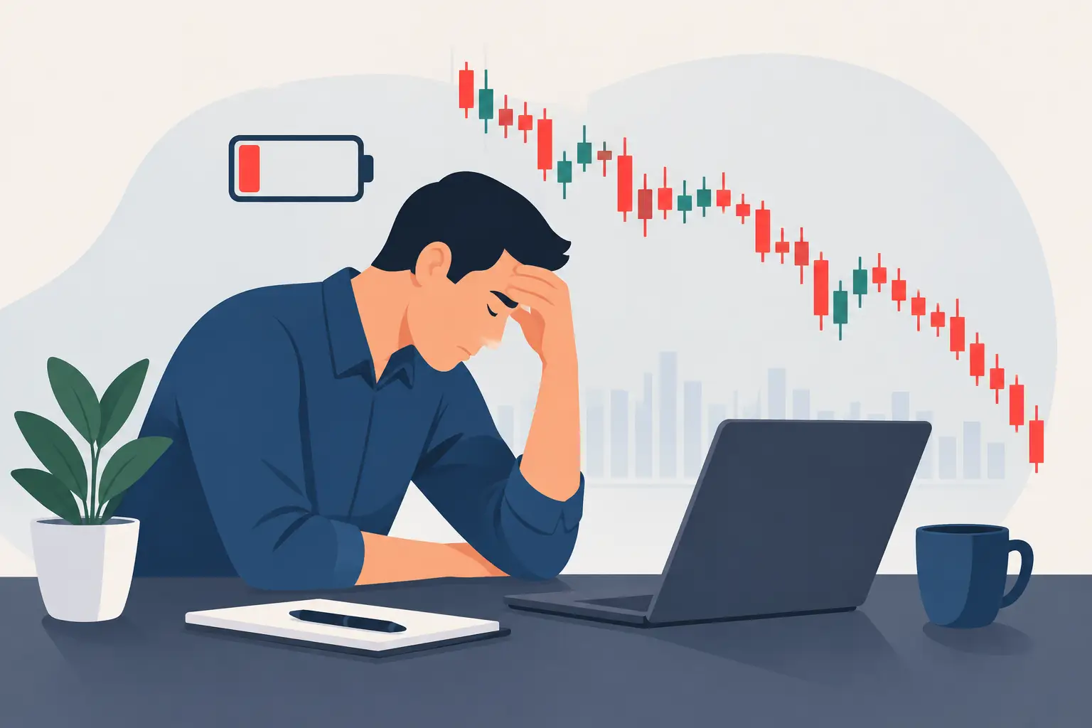 Imagem de destaque: Como reconhecer exaustão compradora nas ações