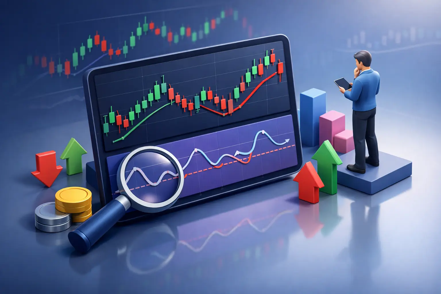 Imagem de destaque: Como usar RSI em ações para decidir com contexto