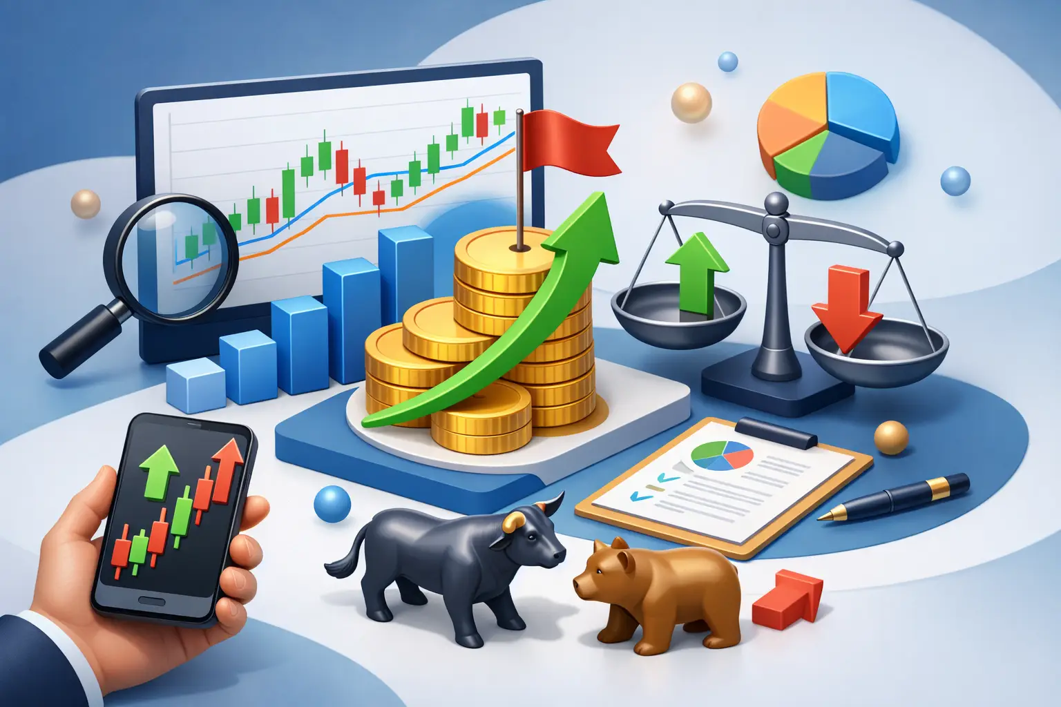 Imagem de destaque: O que significa manter uma ação na prática