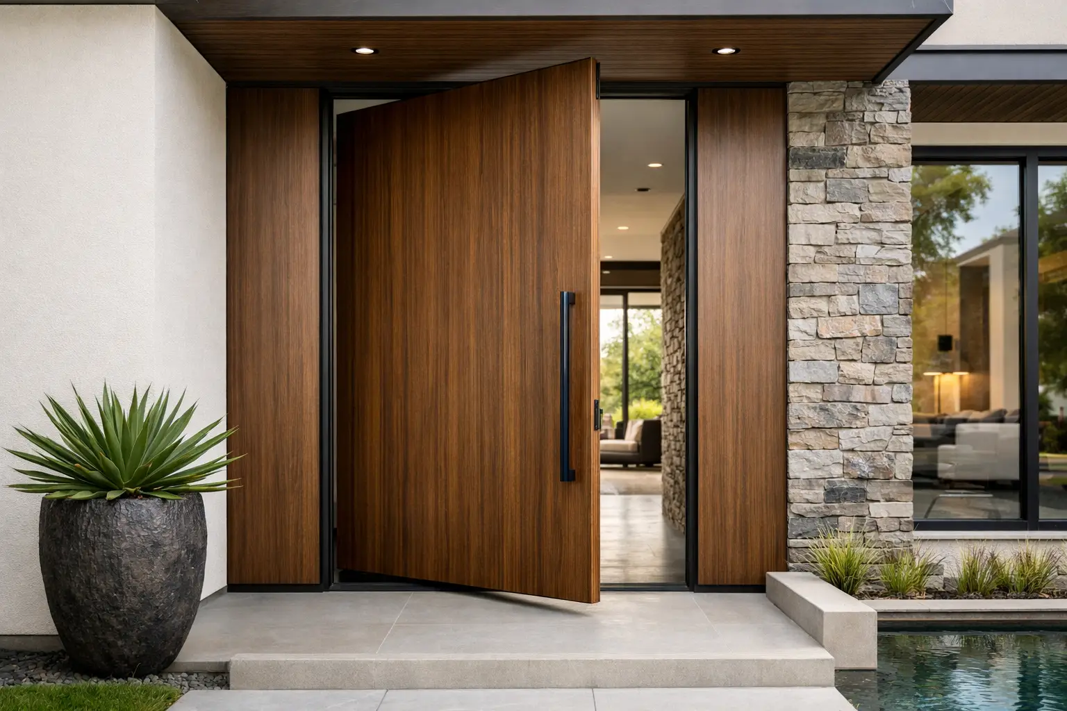 Pivot Entry Doors for Modern Homes