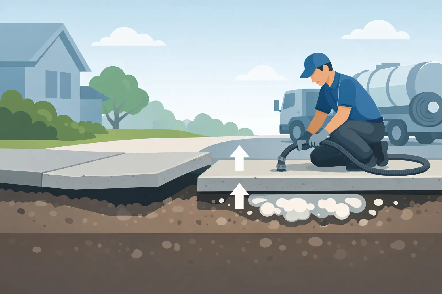 Can Sunken Concrete Be Lifted? illustration