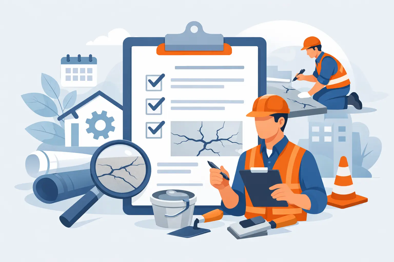 How to Prepare for a Concrete Repair Quote illustration