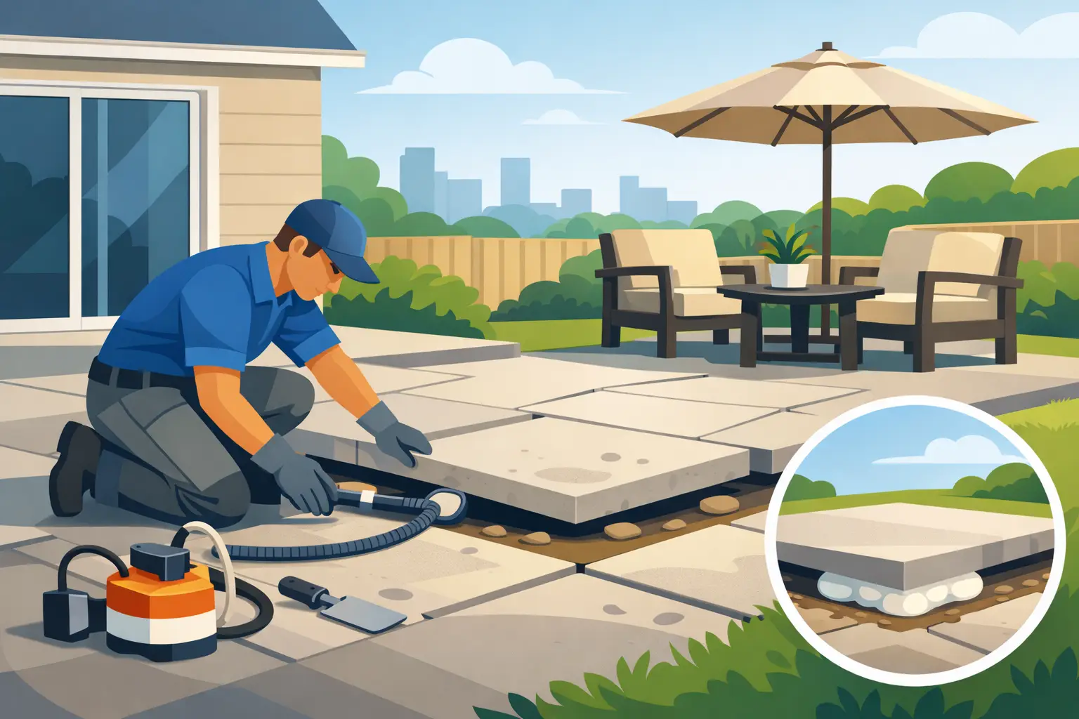 Patio Slab Leveling Omaha Homeowners Need illustration