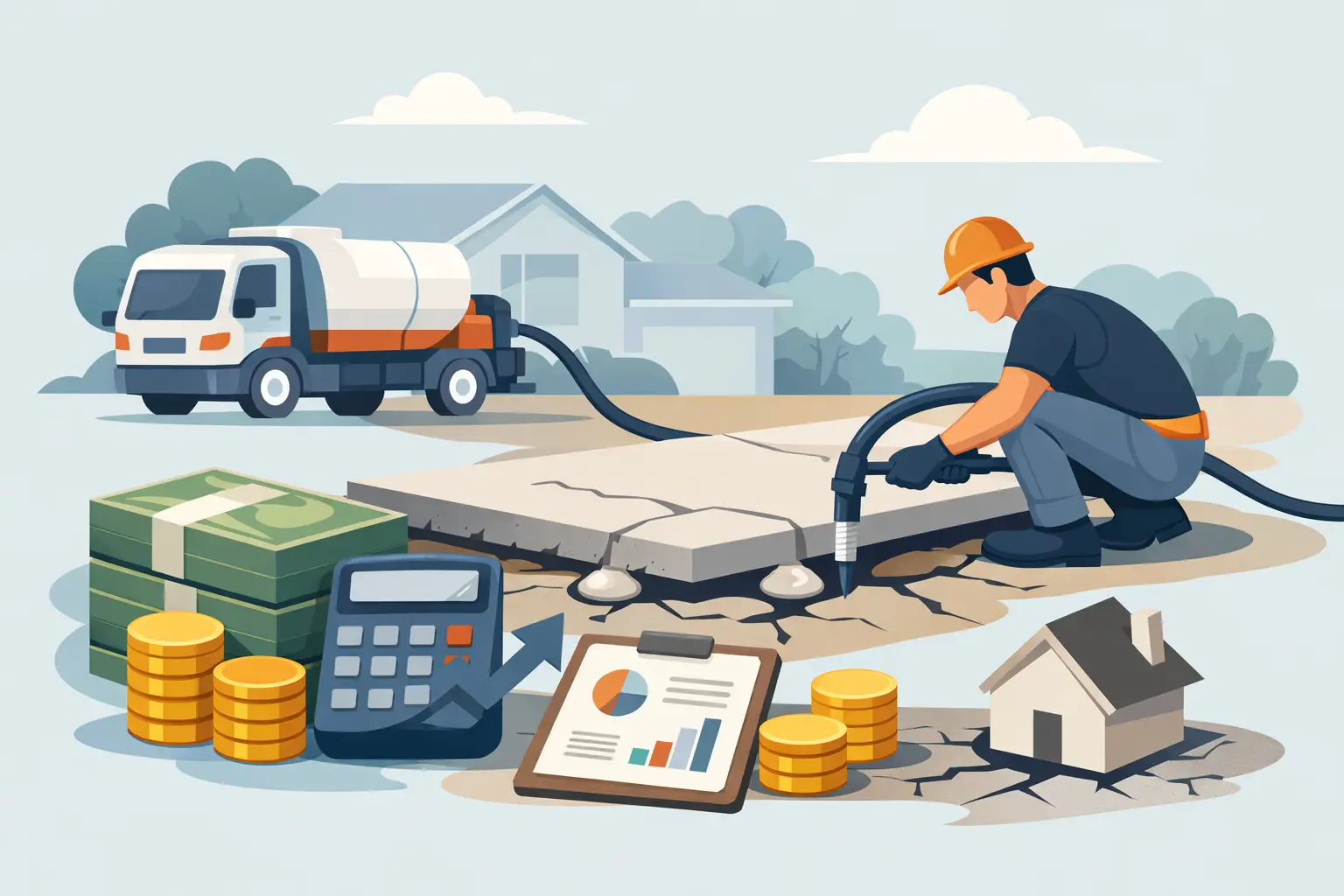 How Much Does Mudjacking Cost? illustration
