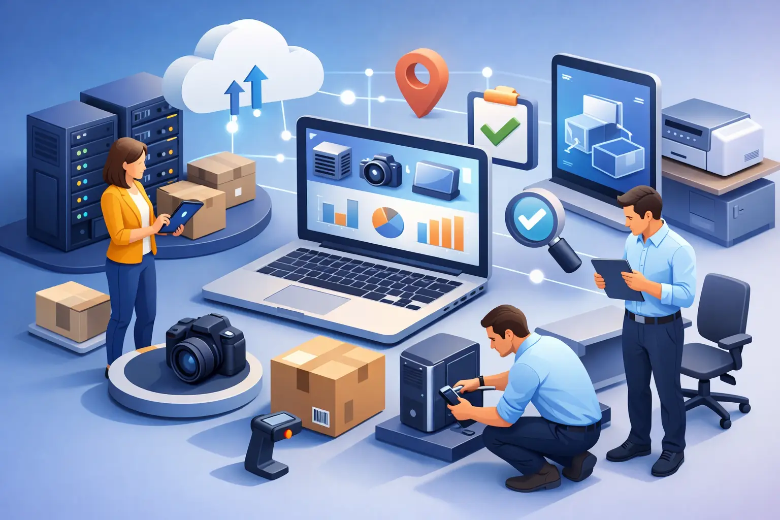 Inventar digital verwalten im Unternehmen