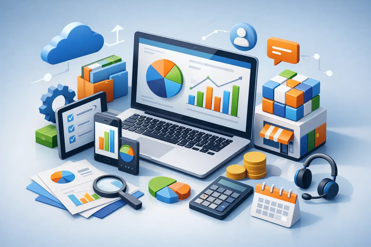 All-in-one-Unternehmenssoftware für KMU