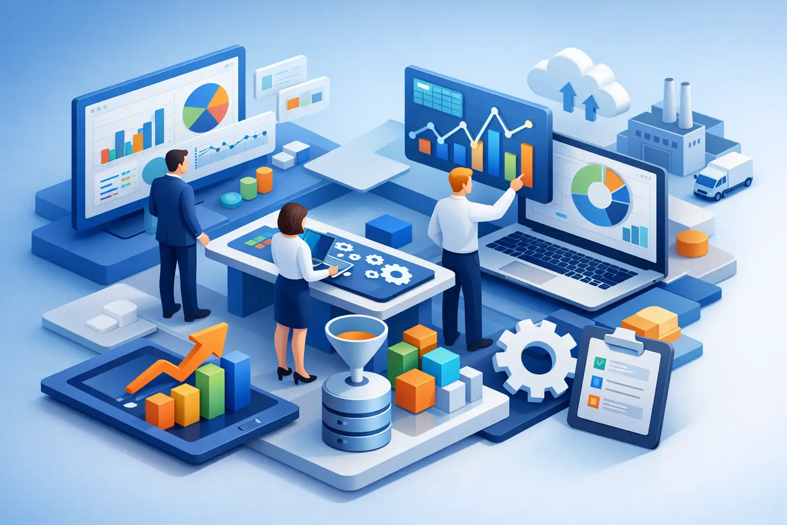 Unternehmenssoftware für operative Steuerung