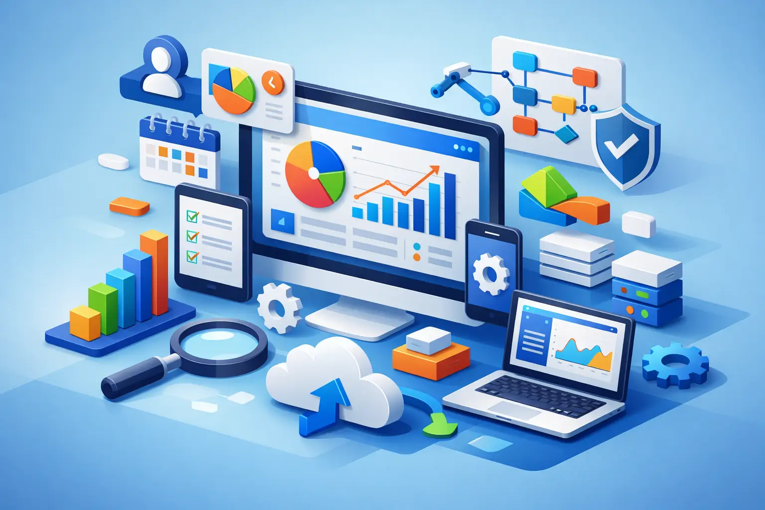 Wichtigste Funktionen moderner Betriebssoftware