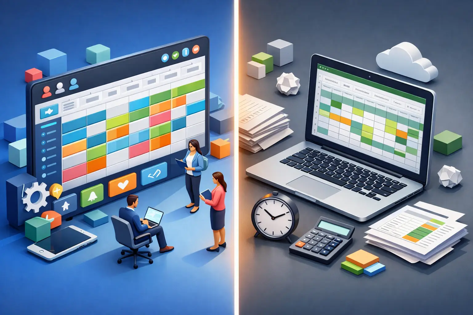 Schichtplanung vs Excel: Ab wann Software lohnt