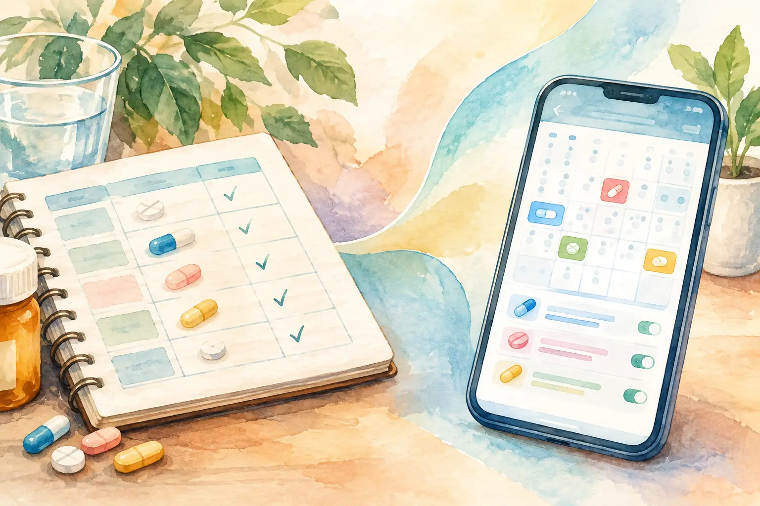 Registro farmaci versus calendario digitale