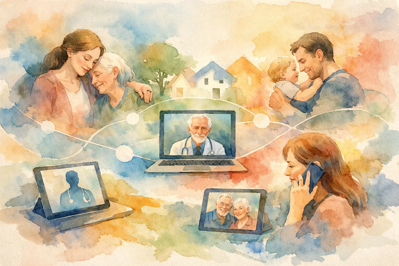 Come centralizzare aggiornamenti sulla cura familiare