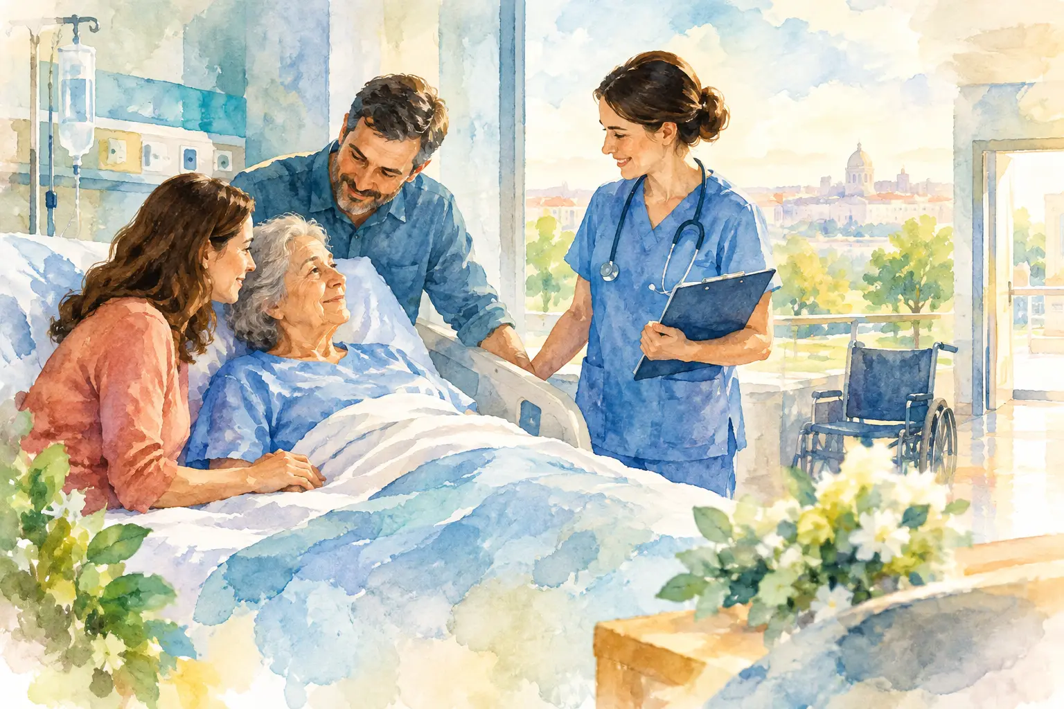 Guida gestione dimissioni ospedaliere familiari